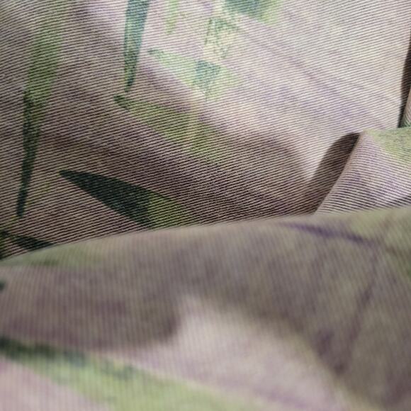 Chicos Foliage Print Jeans Brown Palm Leaves Tropical High Waist Vintage Size 8 - Picture 12 of 13